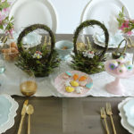 Easter Tablescape Using Flower Branches