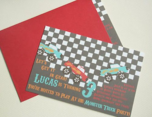 Monster Truck Invites
