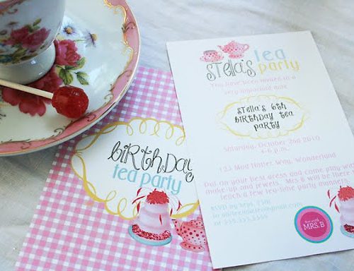 Tea Party Invites