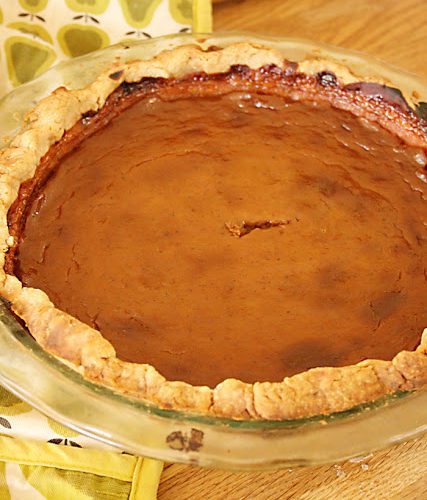 Homemade Pumpkin Pie