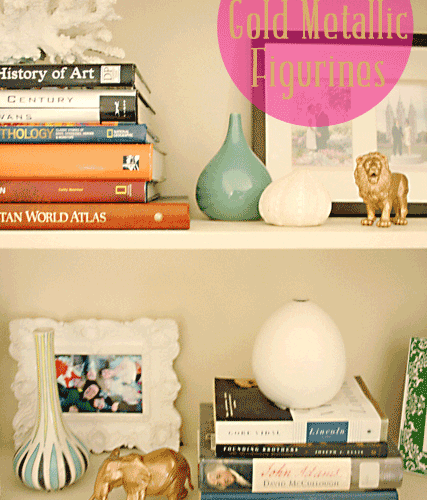 DIY: Gold Metallic Figurines