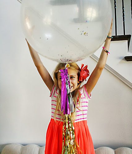 How to Make Jumbo Confetti Balloons with Tassels
