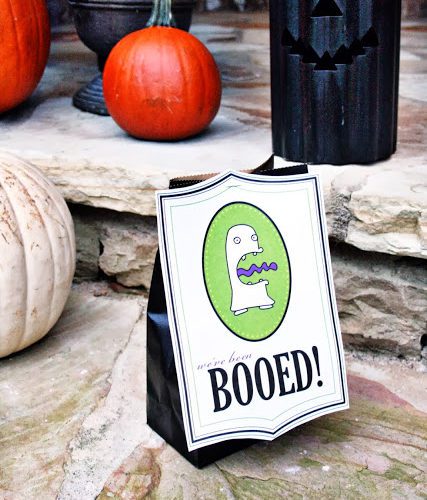 Halloween Boo Tags