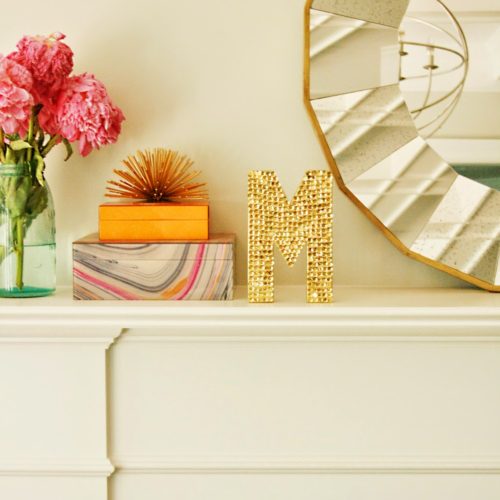 Sequin Monogram Letter