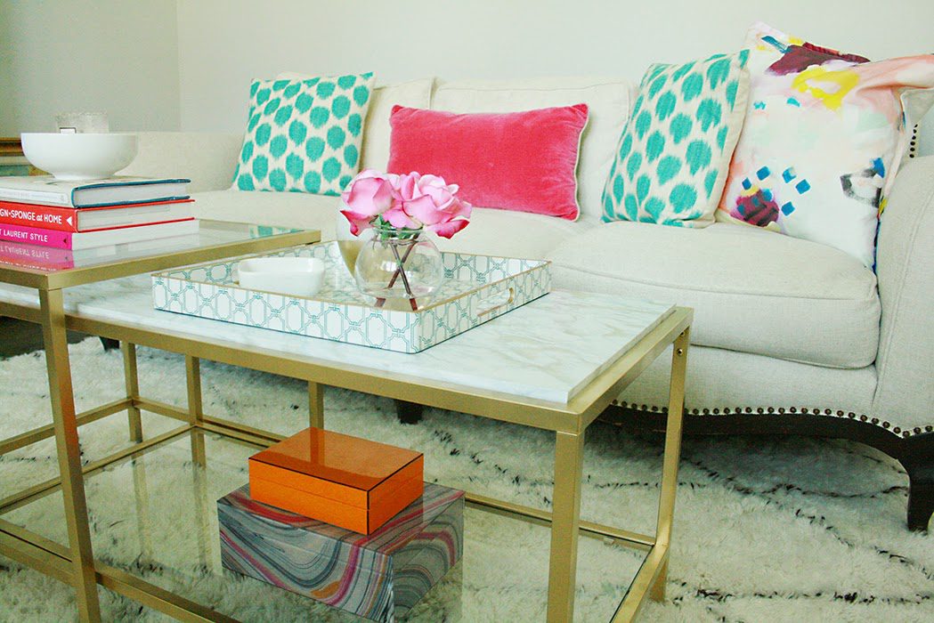 Diy Marble Gold Coffee Table Darling