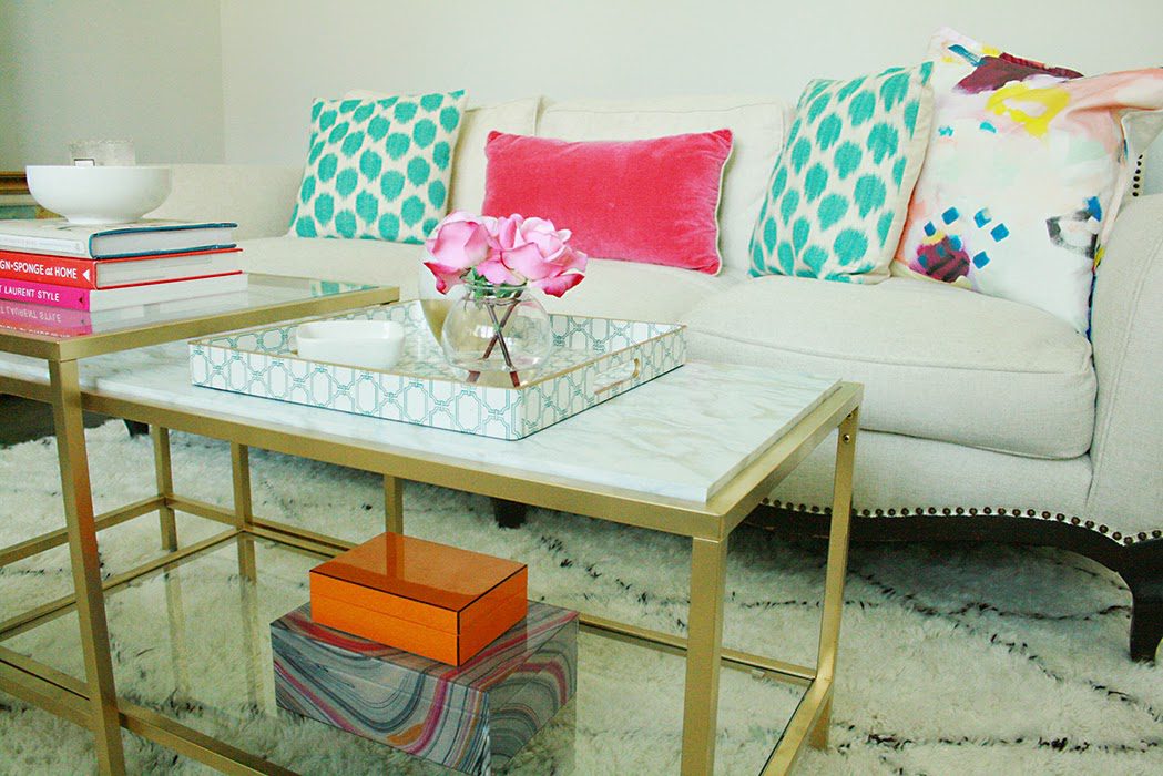 Ikea coffee table decor discount