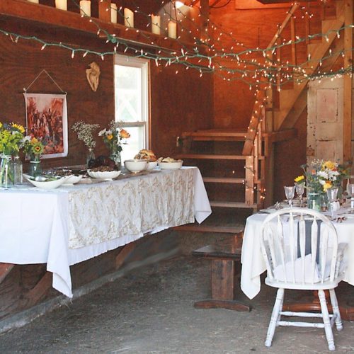 Thanksgiving Barn Dinner: Adult Table