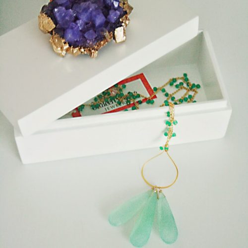 Crystal-Top Jewelry Box