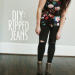 DIY: Ripped Jeans