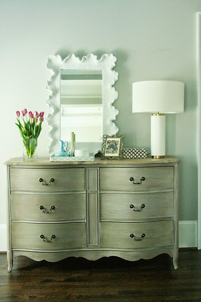 DIY Painted White and Gold Furniture: Amy Howard at Home One-Step