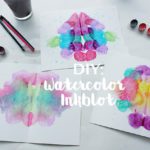 DIY: Watercolor Inkblot Artwork