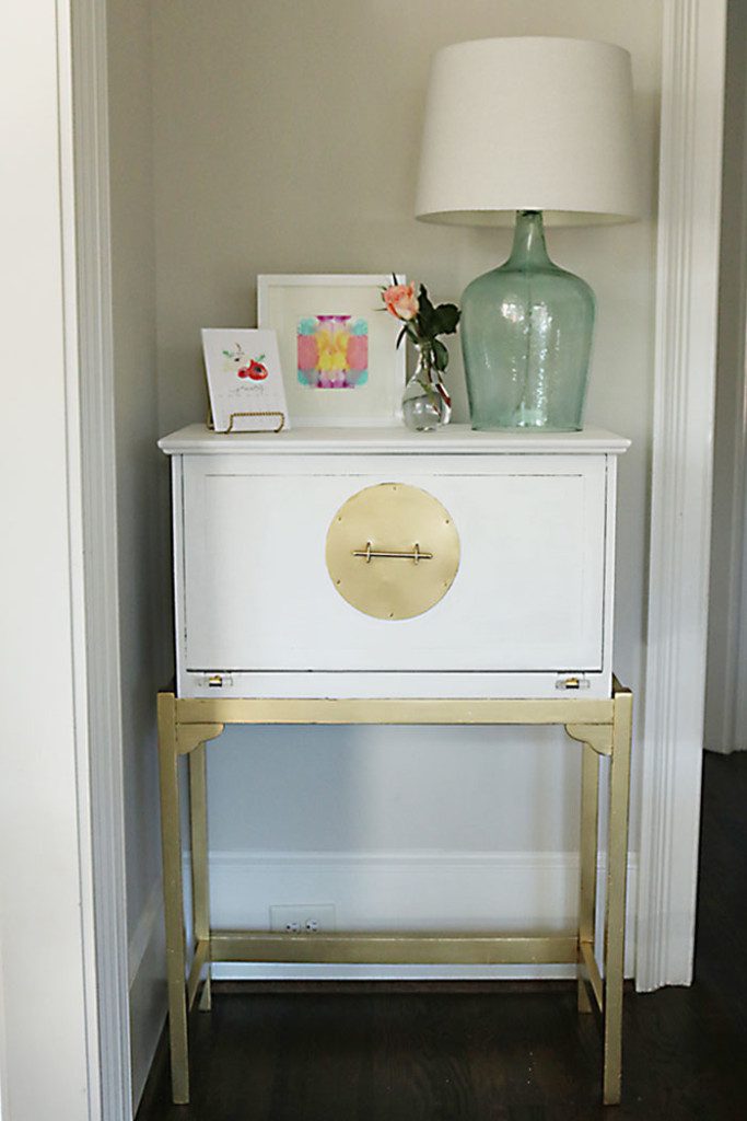 painted-furniture-white-and-gold-cabinet