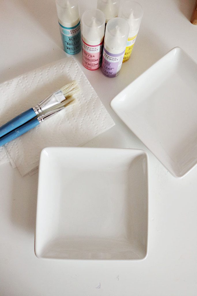 DIY Painted Watercolor Tray - Darling Darleen