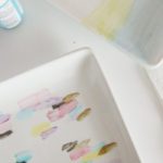 DIY Painted Watercolor Tray