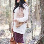 Boho Fur Sweater Outfit