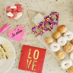 Valentine’s Party Ideas: Cheesecake and Doughnuts