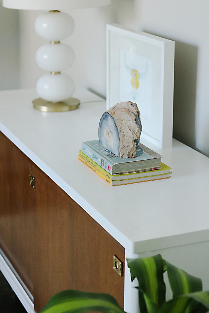 mid century credenza side