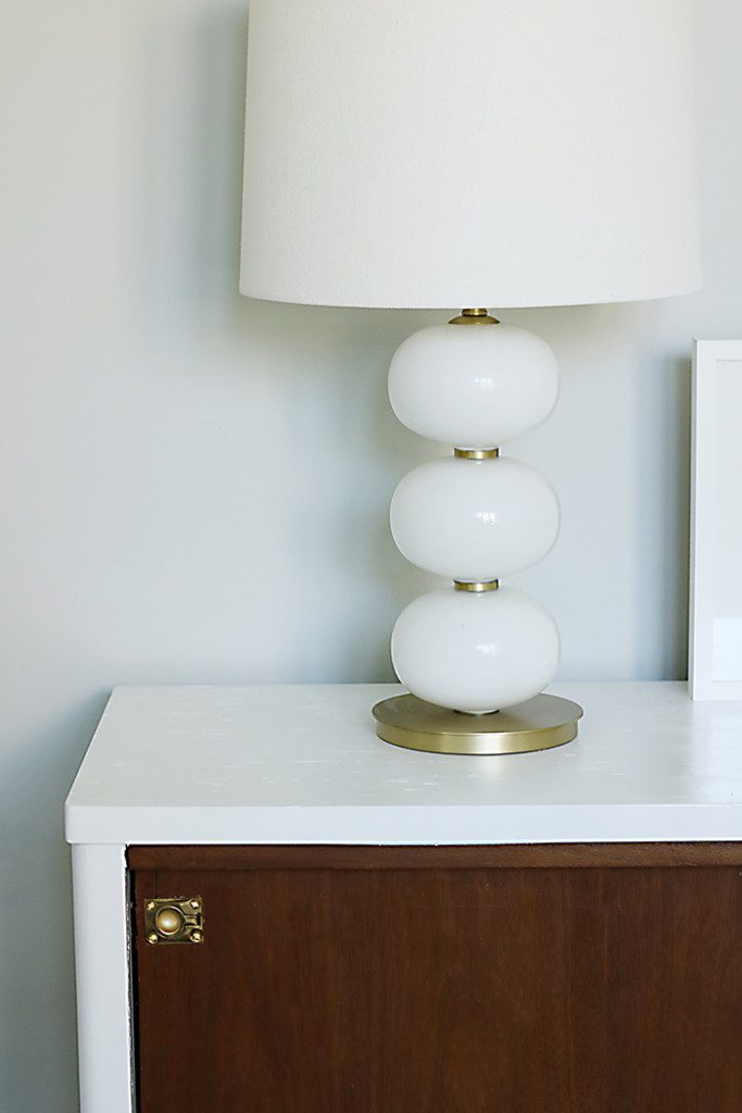 mid century credenza west elm lamp