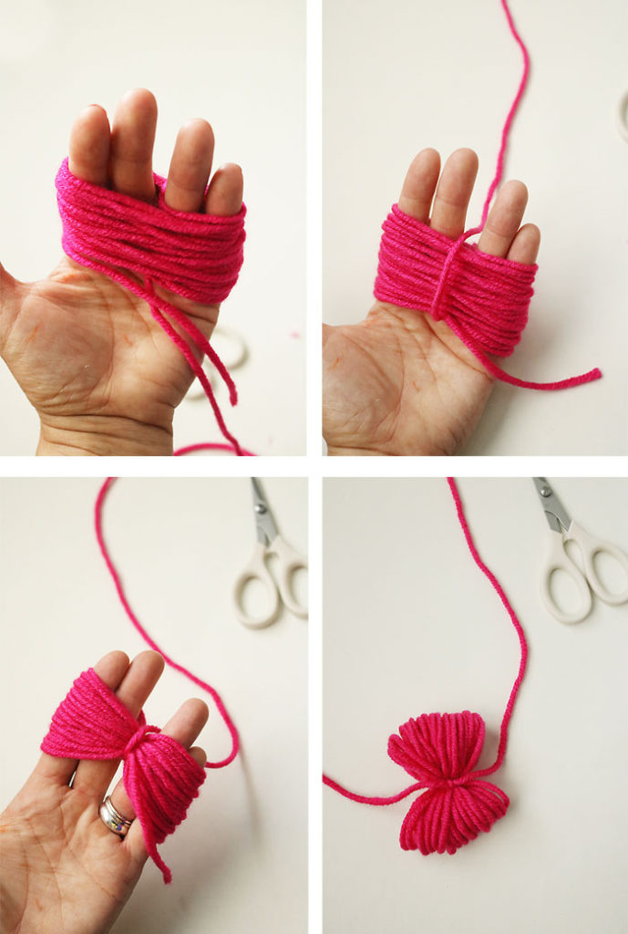 diy-pom-pom-yarn-bag-step2