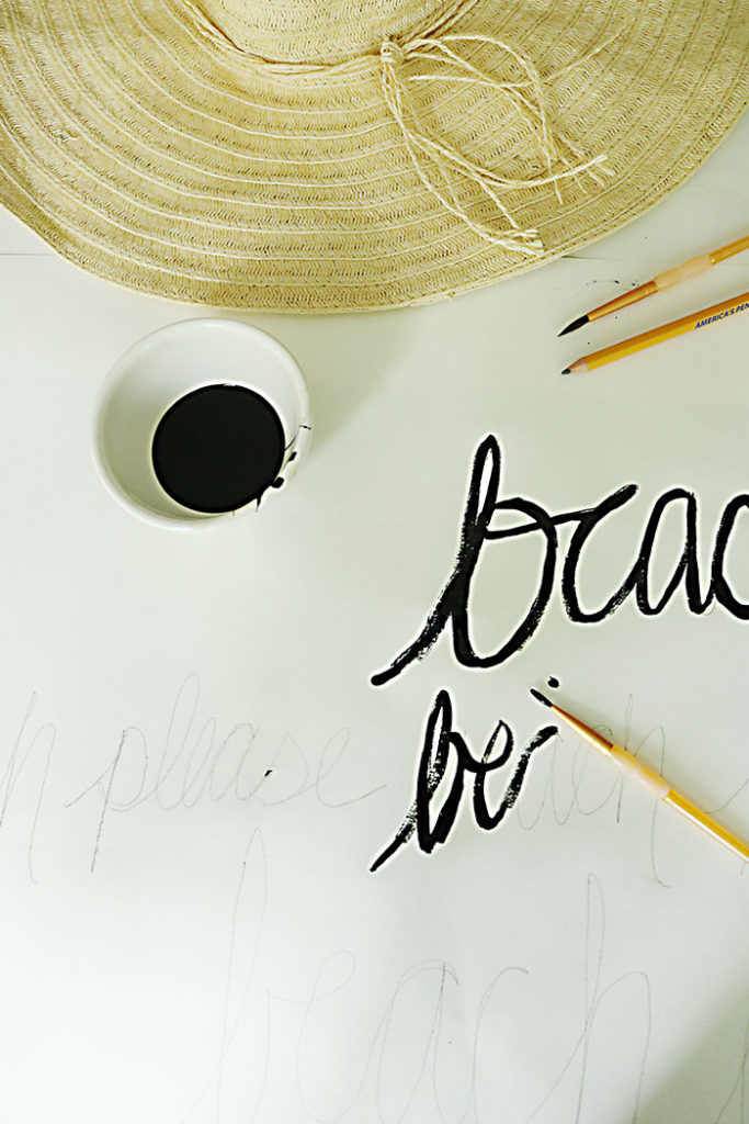 diy-word-script-beach-hat-painting