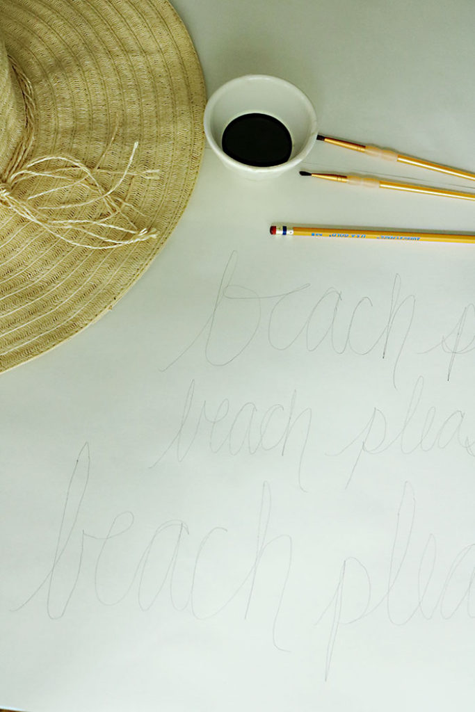 diy-word-script-straw-hat-writing