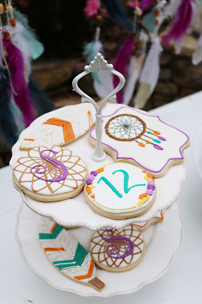 boho-birthday-sugar-cookies