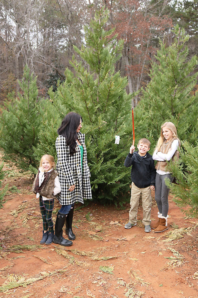 cutting-christmas-tree-down-with-saw