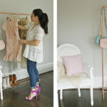 DIY Copper Clothing Rack