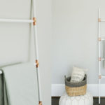 DIY Modern Blanket Ladder