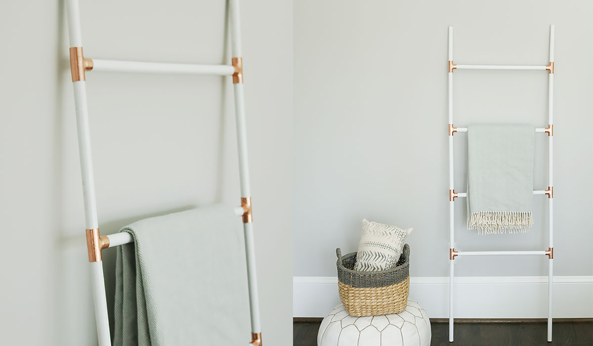 Blanket ladder sales with dowels