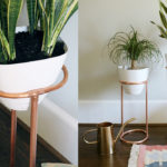 DIY Copper Round Plant Stand