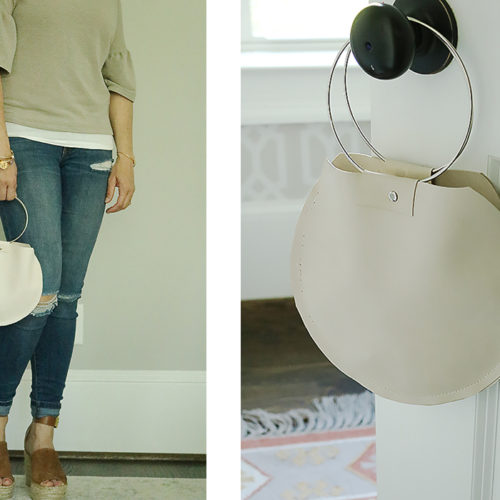 Round Leather Bag Tutorial