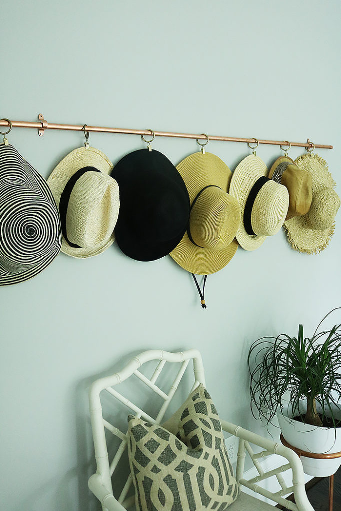 DIY Hat Organizer