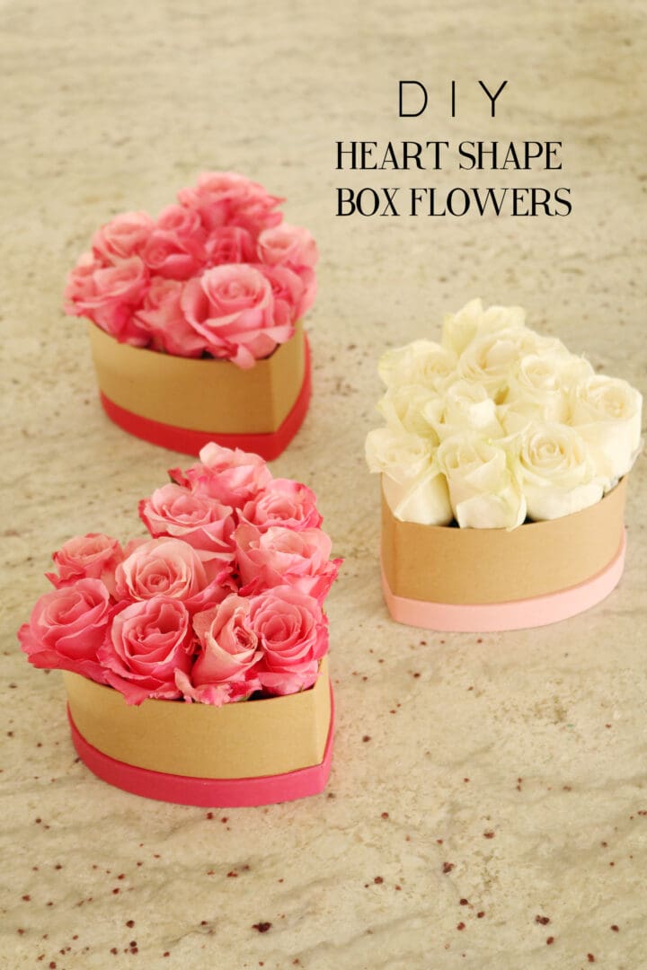 Heart Shape Flower Box - Darling Darleen