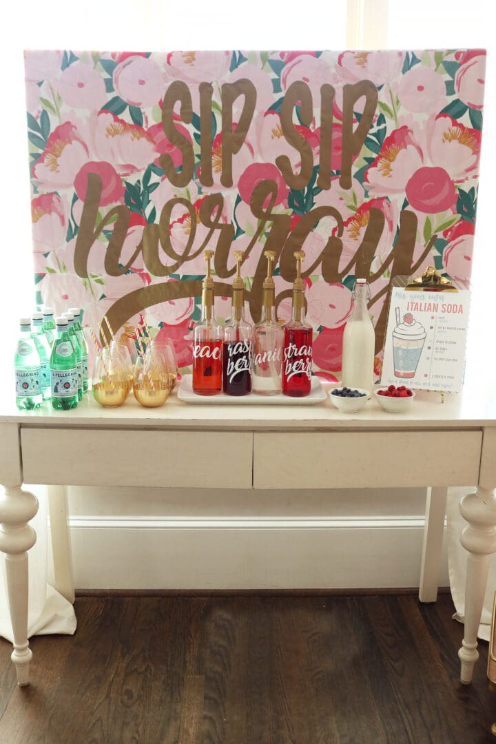 Italian Soda Bar + Free Printable || Darling Darleen