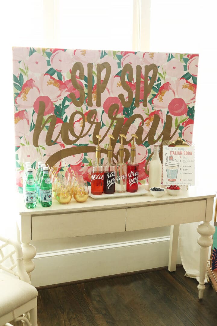 Italian Soda Bar + Free Printable || Darling Darleen