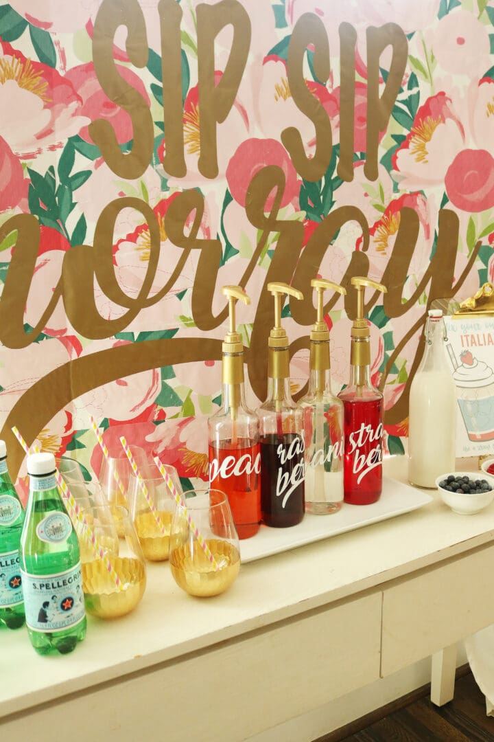 Italian Soda Bar + Free Printable || Darling Darleen