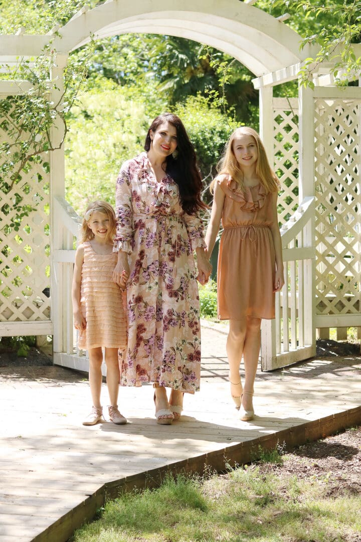Mother daughter deals floral dress