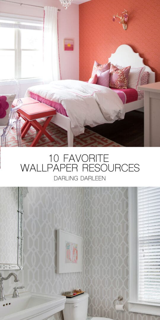 10 Favorite Wallpaper Resources for online shopping || Darling Darleen