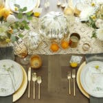 Chic Thanksgiving Table + Free Printable