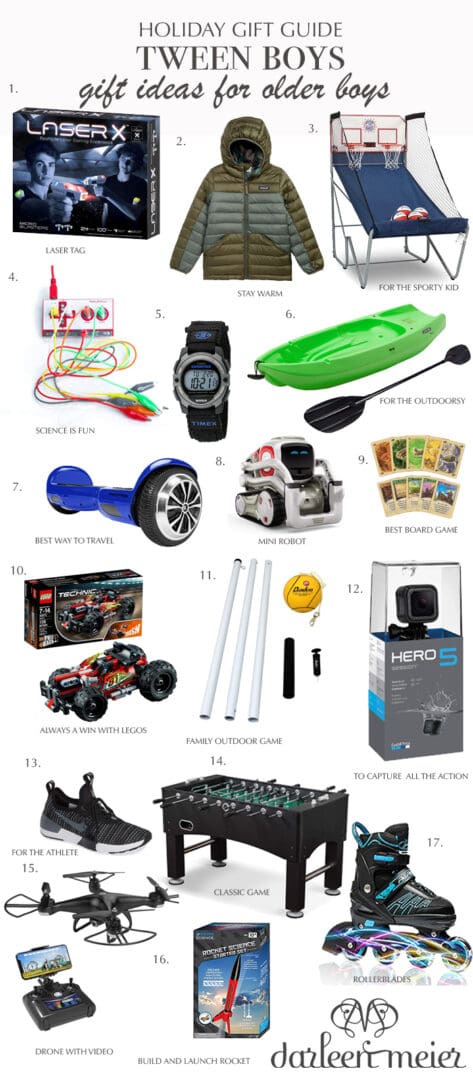 Look no further! The ultimate holiday gift guide for tween boys and teen boys this holiday season