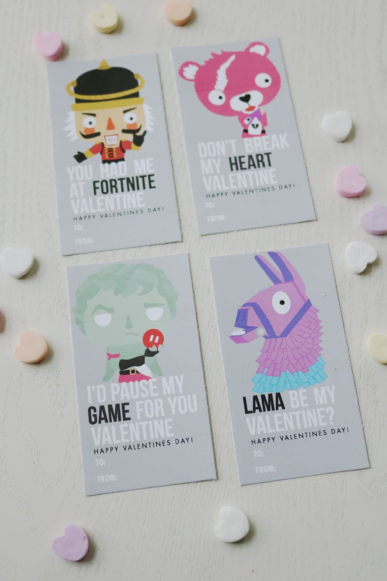Fortnite Valentine Printable - Darling Darleen | A Lifestyle Design Blog