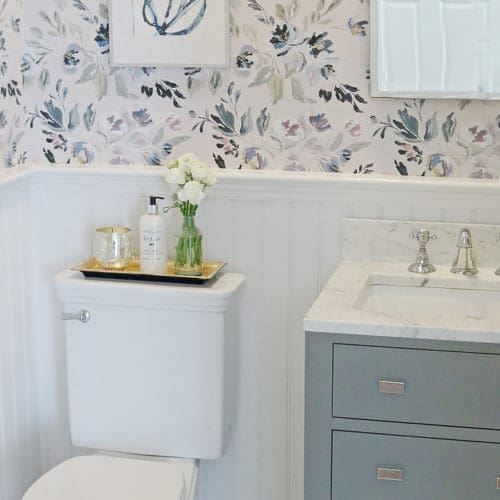 Powder Bathroom Makeover