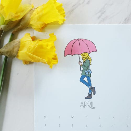 April 2019 Calendar Printable
