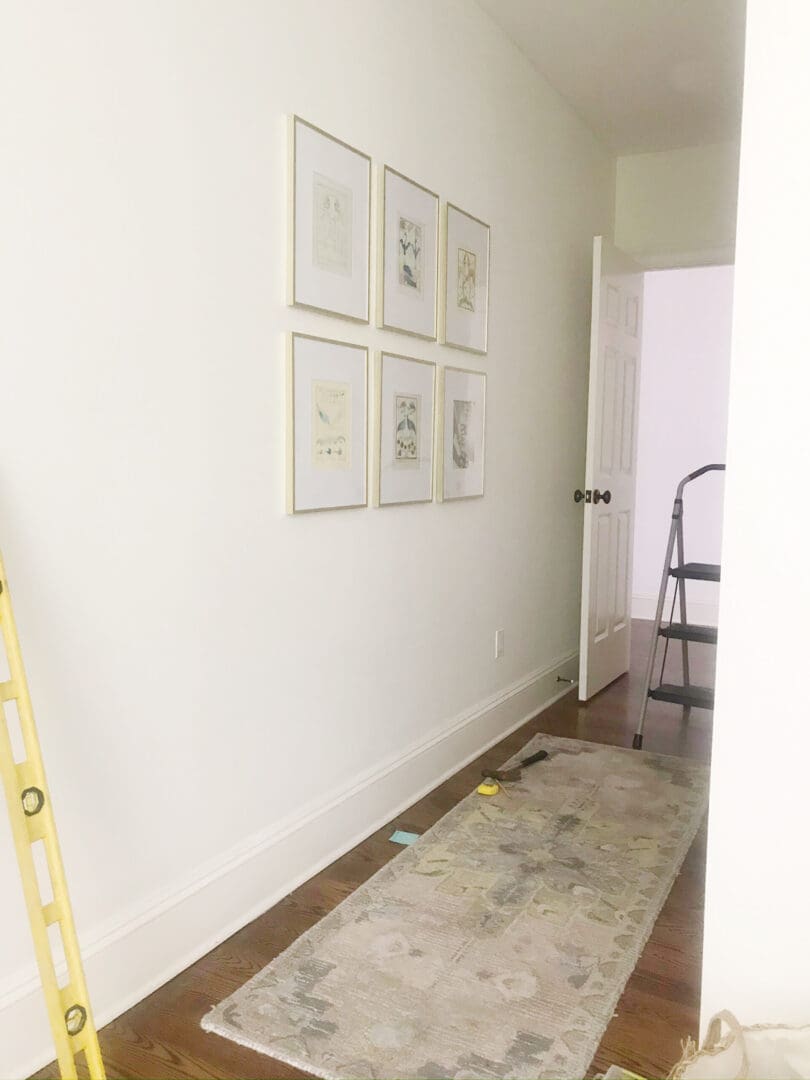 Follow this guide for an Easy method on how to hanging a picture grid the way professional do. || Darling Darleen Top Lifestyle Connecticut Blogger 
