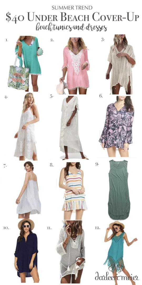 The best beach cover-ups under $40, beach tunics and dresses, summer trend, summer essential || Darling Darleen Top Lifestyle CT Blogger #beachcoverups #darlingdarleen #darleenmeier