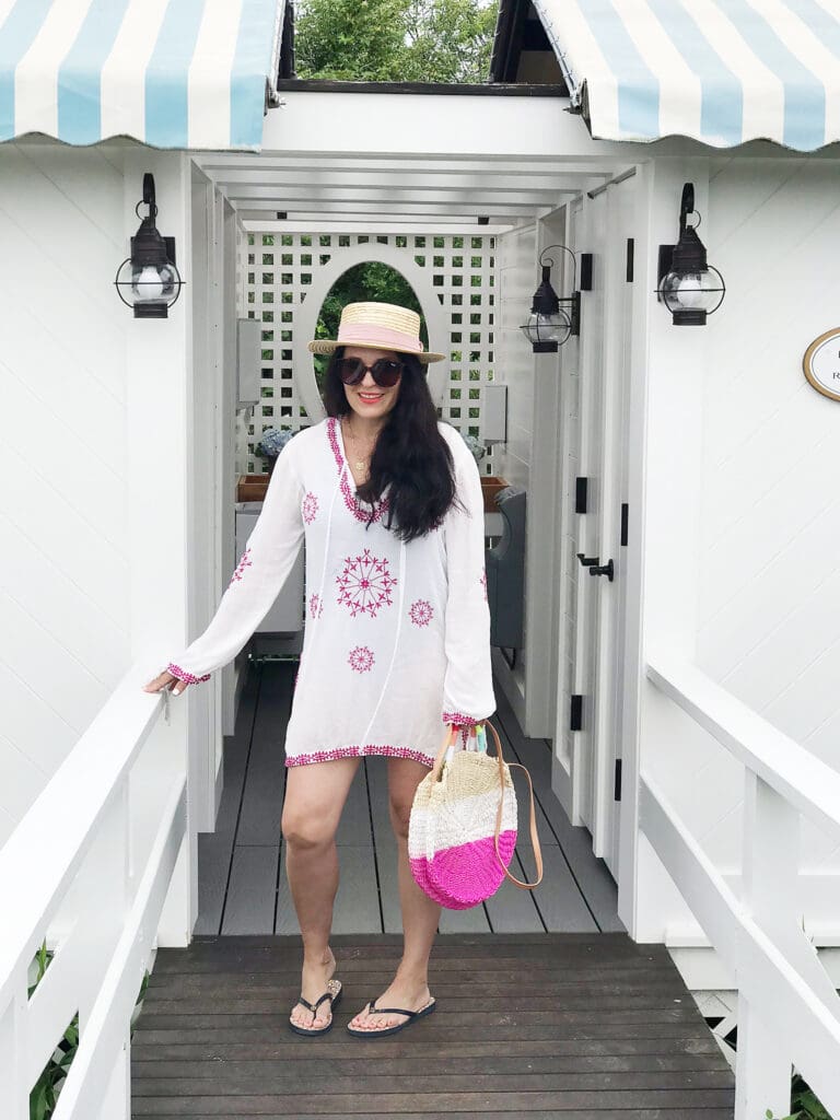 Stylish Beach cover-ups for your beach day at the beautiful Ocean House.  Sharing the best beach cover-ups under $40 || Darling Darleen Top Lifestyle CT Blogger #oceanhouse #beachcoverups #darlingdarleen #darleenmeier