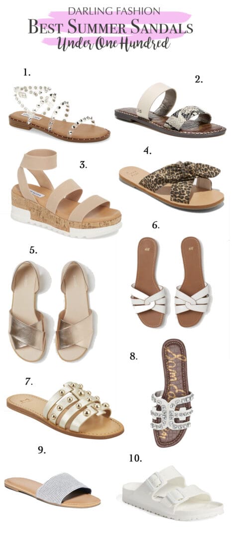 Best Summer Sandals - Darling Darleen | A Lifestyle Design Blog