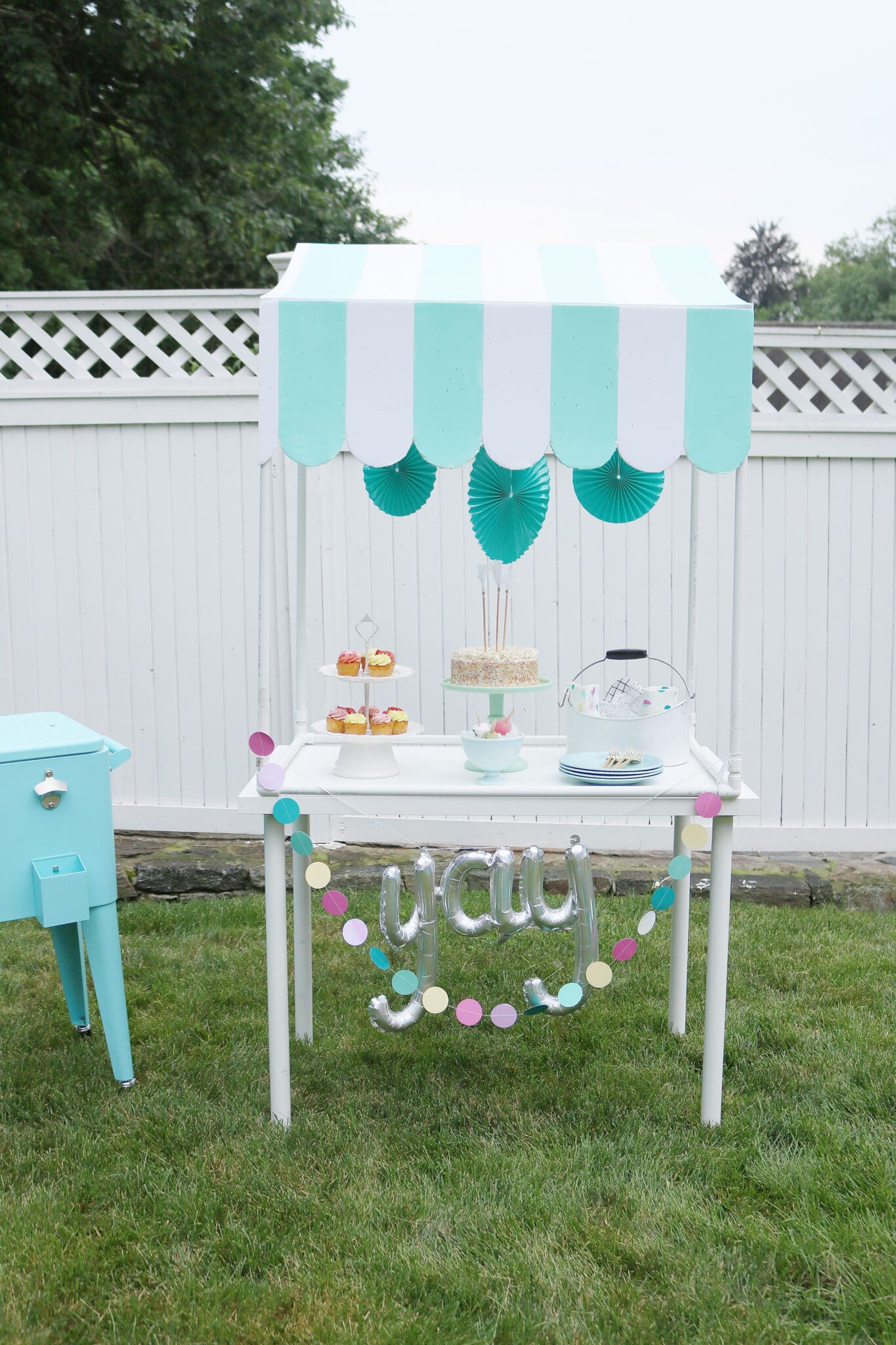 DIY Scallop Table Top Canopy Darling Darleen A Lifestyle Design Blog