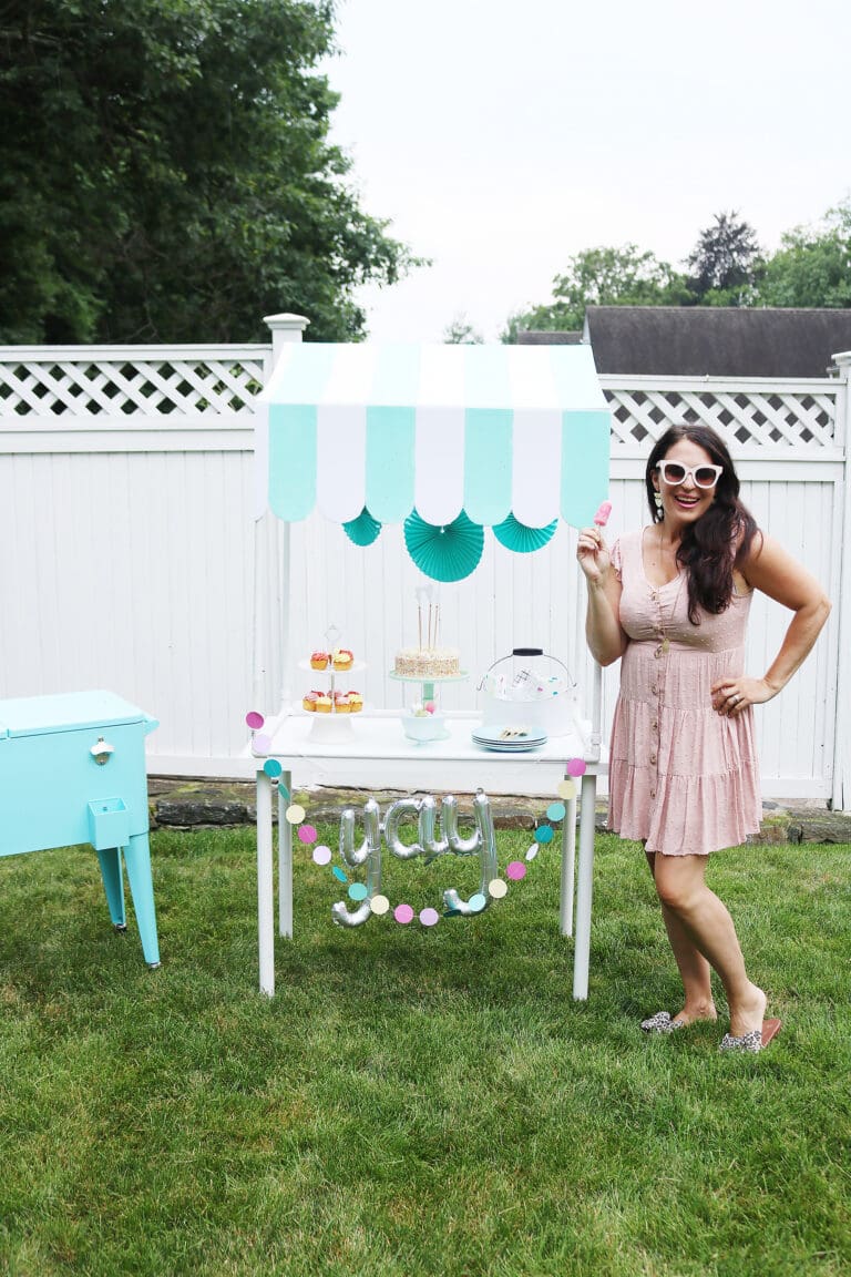DIY Scallop Table Top Canopy Darling Darleen A Lifestyle Design Blog